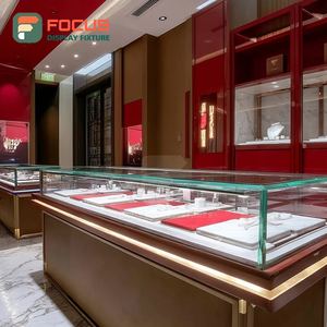 Vitrine de magasin de bijoux de luxe avec panneau en verre trempé, armoire à bijoux - Product Image 4