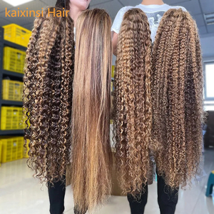 Perruque Lace Frontale 13x4 HD en Cheveux Naturels avec Mèches - Product Image 3