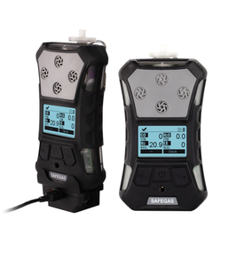 เครื่องตรวจจับก๊าซแบบพกพา Safegas LEL, H2S, CO, O2 4 in 1 เซ็นเซอร์นำเข้าประสิทธิภาพสูง ได้รับการรับรองมาตรฐาน IECEX ป้องกันการระเบิด - Product Image 3