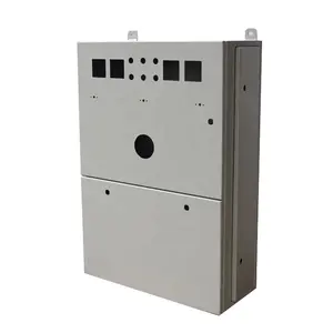 Custom Fabrication Metal Aluminum Outdoor Storage Cabinet IP65 Protection Level Battery Enclosure Box