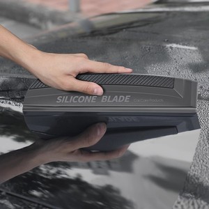 Chongteng Silicone Squeegee One Piece Molded Car Wash Tool For Windshield <b>Cleaning</b> - Product Image 2