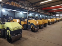 Rouleau Compacteur Vibratoire à Bas Prix 1, 2 et 3 Tonnes – Mini-Compacteur Routier Autoporté pour Asphalte
