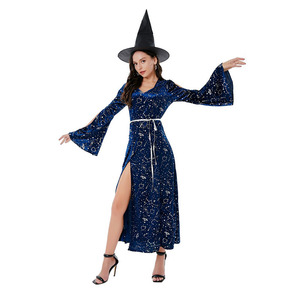 <span class=keywords><strong>Halloween</strong></span> <span class=keywords><strong>Maléfica</strong></span> Bruja Cosplay <span class=keywords><strong>Traje</strong></span> <span class=keywords><strong>de</strong></span> escenario Mujer oscura Bruja Diablo Disfraz - Product Image 3