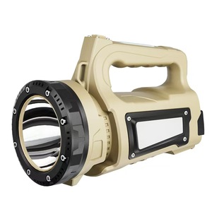 High Lumen <b>LED</b> Flashlight RechargeableWaterproof Spotlight Impact Resistant Handheld <b>Work</b> <b>Light</b> for Camping Aluminum Body - Product Image 2