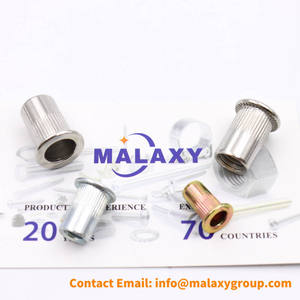 <span class=keywords><strong>Tuercas</strong></span> <span class=keywords><strong>Remachables</strong></span> MALAXY de Acero Galvanizado M3-M12 con Cabeza Plana y Cuerpo Redondo para Fijación de Alta Resistencia - Product Image 3