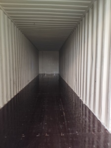 Conteneur maritime sec d'occasion de 40 pieds High Cube bleu, 2,9 m, inspecté, sans corrosion importante, pour le stockage - Product Image 5