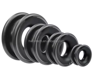 Anneaux de rigging de voile en aluminium anodisé dur en stock 7*5 10*7 28*20mm – Anneaux à faible friction pour voilier - Product Image 1