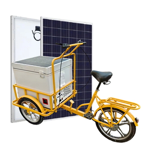 Tricycle électrique à assistance au pédalage à prix avantageux, chariot de vente ambulante avec congélateur à coffre profond, vélo commercial, chariot de vente de glaces, vélo avec congélateur de 68 litres - Product Image 1