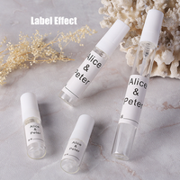 Petit emballage en verre cosmétique de brume fine de voyage portatif 2ml 3ml 5ml 10ml bouteille de parfum vide de jet de sertissage