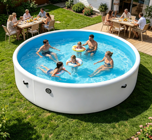 Premium Quality PVC Children's Large Capacity Custom Size Inflatable Swimming <b>Pool</b> for Cooling Relaxation Use - Product Image 1
