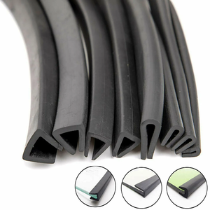 Guarnizione in Gomma EPDM Nera Industriale a Profilo U per Protezione Bordi di Metallo e Vetro, Resistente - Product Image 4