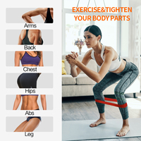 Latex Bandas De Resistencia Fitness Ejercicio Mini Loop Resistance Bands set para Gym Home