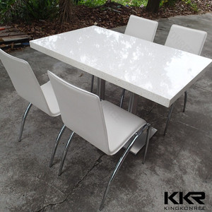 Diseño especial de la Mesa de piedra, sillas y mesas <span class=keywords><strong>restaurante</strong></span> sólido superficie de la Mesa de - Product Image 1