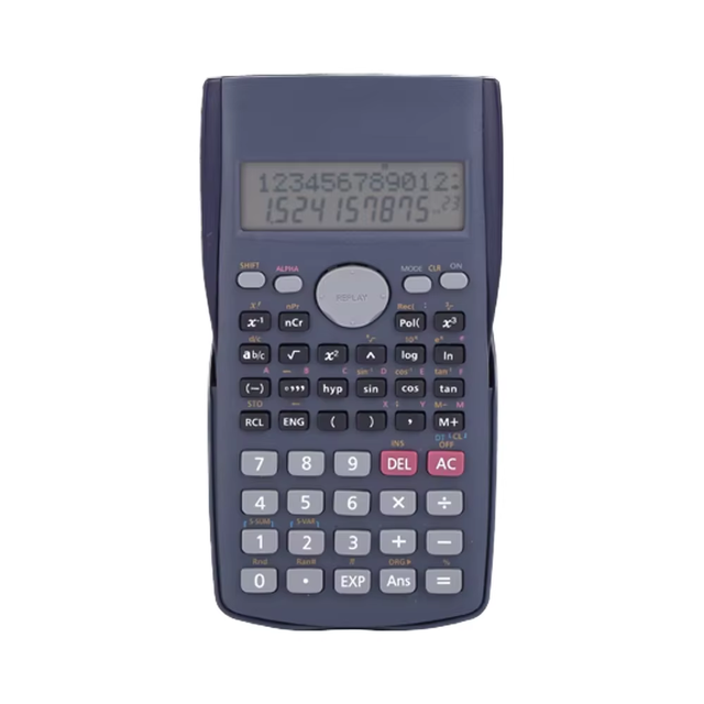 240-Function Durable Plastic 12-Digit Scientific Calculator 991ES Full-featured Students' School Tests