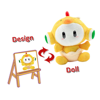 OEM ODM Faible MOQ Personnalisé Peluche Dessin Animé Mignonne Poupée Sac à Dos Porte-clés Coussin Animal en Peluche Jouet Coton PP Conception Personnalisée