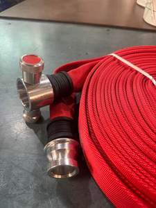 2.0 <strong>Inch</strong> 25m NBR Duraline White PVC/TPU <strong>Rubber</strong> Lay-Flat Discharge Garden Fire <strong>Hose</strong> - Product Image 2