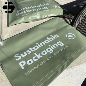 Muestra Gratuita de Fábrica, Bolsa de Embalaje Sostenible 100% Reciclada y Biodegradable, Logotipo Personalizado Impreso en Serigrafía, Polipropileno de 3 mm de Grosor para Envío - Product Image 4