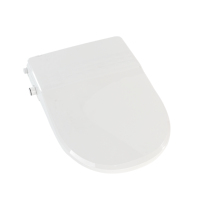 Siège de toilette bidet SECNAC à fermeture douce, non électrique, double buse, lavage féminin, design moderne, en plastique, en forme de U, garantie 1 an