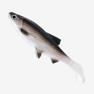 Skimming SHARK 38g เหยื่อ Bionic เหยื่อนุ่มพีวีซีหลากสีหางตัวทีขนาดใหญ่สำหรับปลาคาร์พ<span class=keywords><strong>ทะเล</strong></span>ตกปลา Luya Fin lurebait - Product Image 1