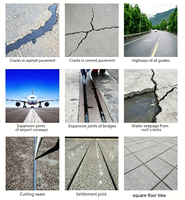 Scellant silicone haute élasticité pour ponts et étanchéité des joints d'expansion des fissures de béton