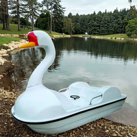 Ensemble combiné de bateau à rames à pédales à grande vitesse pour 7 personnes avec moteur hors-bord, ponton gonflable, équipement de pêche et de jeux aquatiques