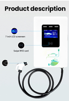 Nouvelle borne de recharge murale pour véhicules électriques DC 40KW avec une seule prise de charge rapide, norme européenne