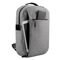 Sac à Dos d'Affaires Grande Capacité pour Homme, de Voyage et Scolaire pour Étudiant, Personnalisable avec Logo, et Port USB pour Ordinateur Portable