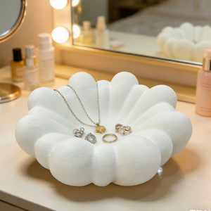 Modern Cartoon Rabbit Cosmetic Storage <b>Box</b> Resin <b>Makeup</b> Organizer Decorative Fruit Plate For Living Room Home Craft Gift - Product Image 2