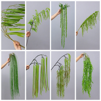 LO-798 Künstliche Hängende Grünpflanzen, Gefälschte Amaranthus-Perlenranken und Weidenranken für Hochzeiten, Events und Heimwanddekoration