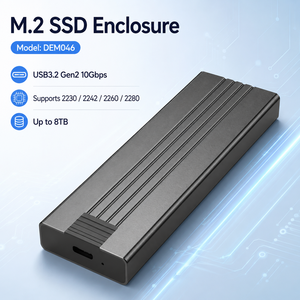 M.2 NVMe/SATA SSD 外壳，USB-C 3.2 Gen2 10Gbps，免工具安装，支持 8TB 2230/2280 SSD，适用于 Windows/Mac/Linux/Android - Product Image 3