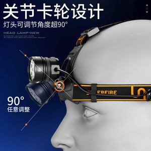 Shenhuo HL107 <b>Sensor</b> Headlamp 20W LED Rechargeable <b>Battery</b> White <b>Light</b> for Night Fishing - Product Image 3