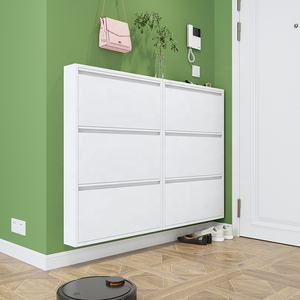 Scarpiera Salvaspazio Pieghevole e Sottile a Più Livelli, Mobiletto Organizer in Metallo per Ingresso e Soggiorno - Product Image 4