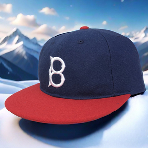 100% grey Melton len pha trộn mũ thêu Màu Đỏ Logo Snapback mũ, dây đeo da trống trở lại mũ tùy chỉnh Mũ len người đàn ông - Product Image 3