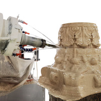 Bras robotisé Kuka à 7 axes, routeur CNC, sculpture 3D, robot de sculpture en relief, machine de gravure sur pierre, statue, granit, marbre, HuaLong