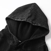 Hoodie dan Sweatshirt Wanita Berkualitas Tinggi, Bahan Tebal, Vintage Washed, Acid Wash Hoodie Produsen Hoodie Katun Custom