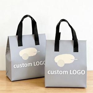 Customized <b>Small</b> Thermal Insulated <b>Cooler</b> Bag Non-Woven Aluminum Foil Letter Waterproof for Drinks Coffee Food Delivery Takeaway - Product Image 1