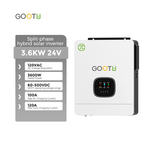 Gootu 120Vac chia giai đoạn năng lượng mặt trời bảng điều khiển biến tần 24V 3.6kW lai năng lượng mặt trời biến tần với 120A MPPT năng lượng mặt trời sạc điều khiển - Product Image 6