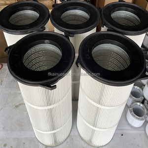 Meilleur fabricant de filtres à poudre en polyester tissé non tissé industriel, filtre à cartouche d'air lavable à haute efficacité, usine - Product Image 5