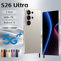 Versión Global, 16GB+1TB, S26 Ultra, Android 15, 5G LTE, Teléfono Inteligente con Doble SIM, Reconocimiento Facial, Nuevo, HD