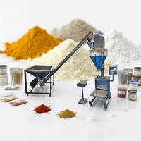 Machine de remplissage semi-automatique à vis sans fin à bas prix, capacité 20-5000g, pour poudre de curcuma/farine/amidon/albumine/lait, avec trémie de dosage