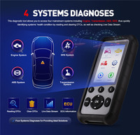 Prise en charge du système complet original Autel MaxiDiag MD806pro OBD2 outil d'analyse de Diagnostic multi langues réinitialisation de l'huile PCM TCM ABS SRS EPB DPF