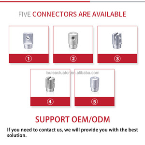 Tùy chỉnh 10mm 50mm 100mm 150mm 200mm 250mm 300mm đột quỵ 12V/24V max tải 500N DC tuyến tính điện Thiết bị truyền động - Product Image 4