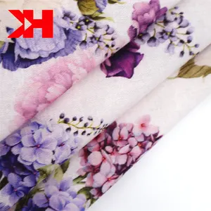 Zoro-imprimante numérique sur tissu, en organique, à motifs floraux, prix d'usine