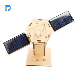 Set di satelliti solari <span class=keywords><strong>in</strong></span> <span class=keywords><strong>legno</strong></span> artificiali devono entrare! Per il viaggio di educazione scientifica e ingegneristica dei bambini - Product Image 2