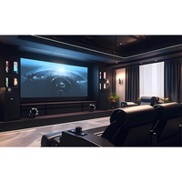 Écran LED tout-en-un Ultra HD 108 136 162 pouces, sans fil, mobile, grand écran LED pour vidéoconférence, écran LED Micio COB