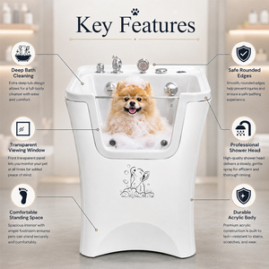 Baignoire de luxe pour chien en acrylique désodorisante à l'ozone, parfumée, pour <span class=keywords><strong>spa</strong></span> et hôtel - Product Image 6