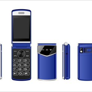 Teléfono Móvil Flip Personalizado de Lujo y Alta Calidad, Económico, con Teclado Grande, Botón SOS, para Personas Mayores, Red GSM 2G - Product Image 3