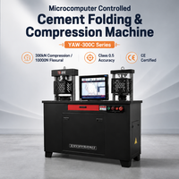 Machine d'essai de compression et de pliage pour béton, protection IP66, niveau de précision 0,5, 300KN, écran tactile, 220V
