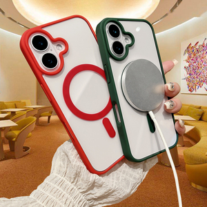 Custodia Magnetica Rigida Trasparente e Colorata per <span class=keywords><strong>iPhone</strong></span> 17 <span class=keywords><strong>PRO</strong></span> <span class=keywords><strong>MAX</strong></span> 16 15 - Product Image 5