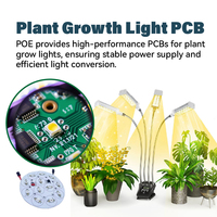 Fabricant de PCB et PCBA en aluminium pour lampes de culture LED, carte d'éclairage LED à spectre complet, assemblage SMT SMD, usine OEM